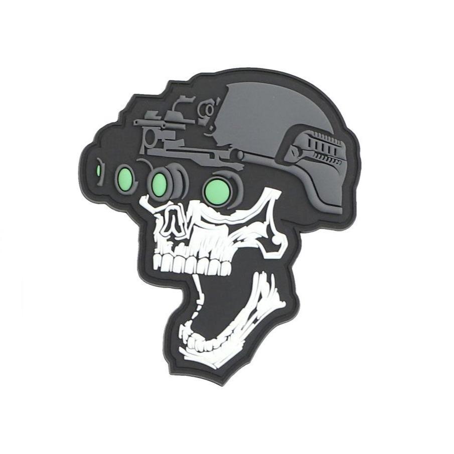 Morale patch NIGHT VISION SKULL BLANC 101 Inc - Blanc - Welkit.com