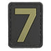 Morale patch NUMBER PATCH Mil - Spec ID - Coyote - Welkit.com