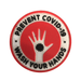 Morale patch PREVENT COVID - 19 WASH YOUR HANDS Mil - Spec ID - Rouge - Welkit.com