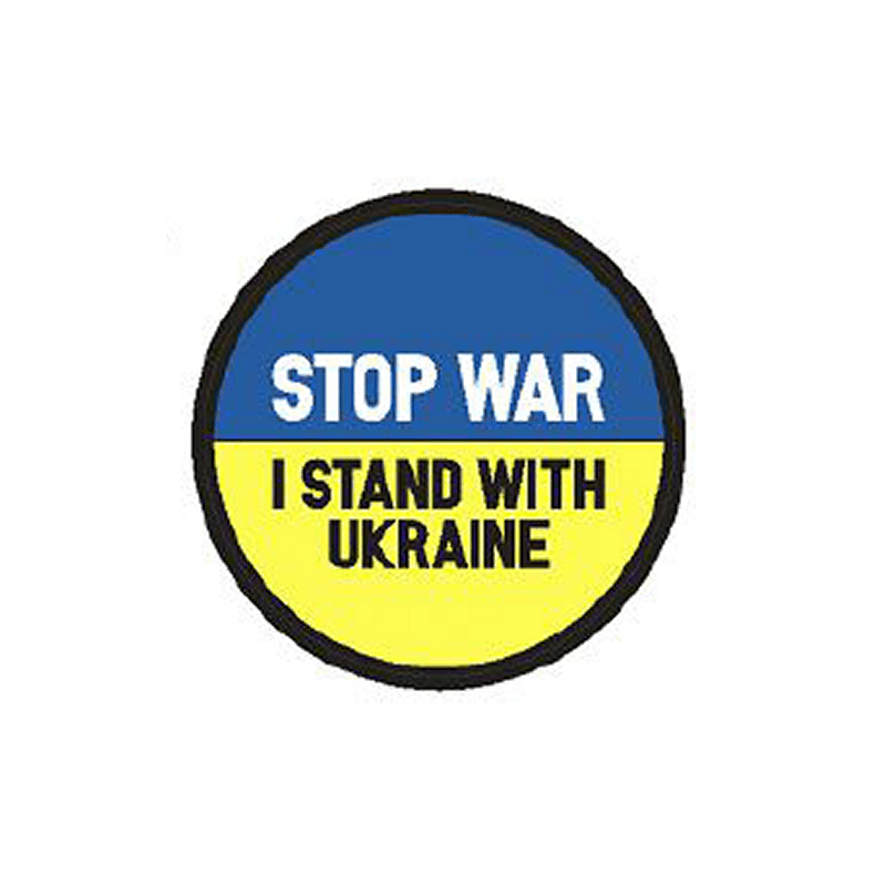 Morale patch STOP WAR I STAND WITH UKRAINE MNSP - Autre - Welkit.com