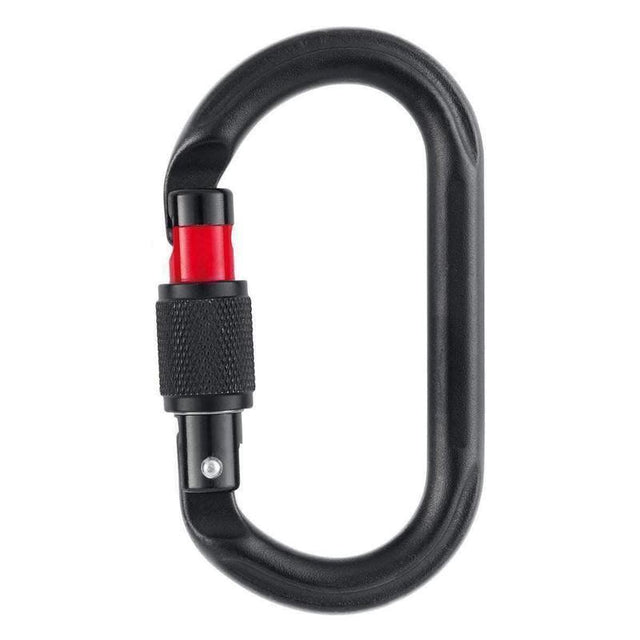 Mousqueton escalade OK SCREW - LOCK Petzl - Noir - Welkit.com