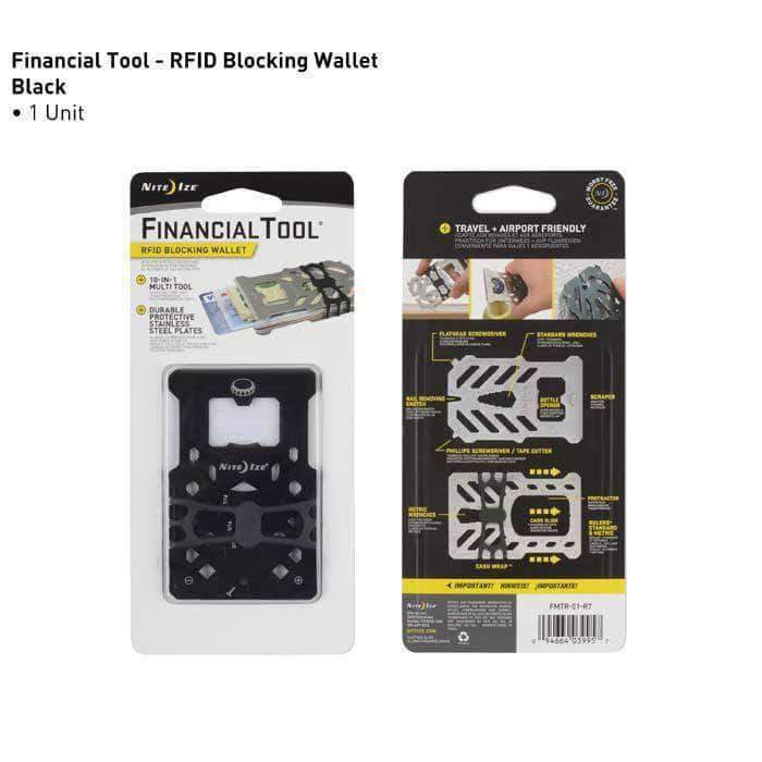 Outil multifonctions FINANCIAL TOOL RFID Nite Ize - Noir - Welkit.com