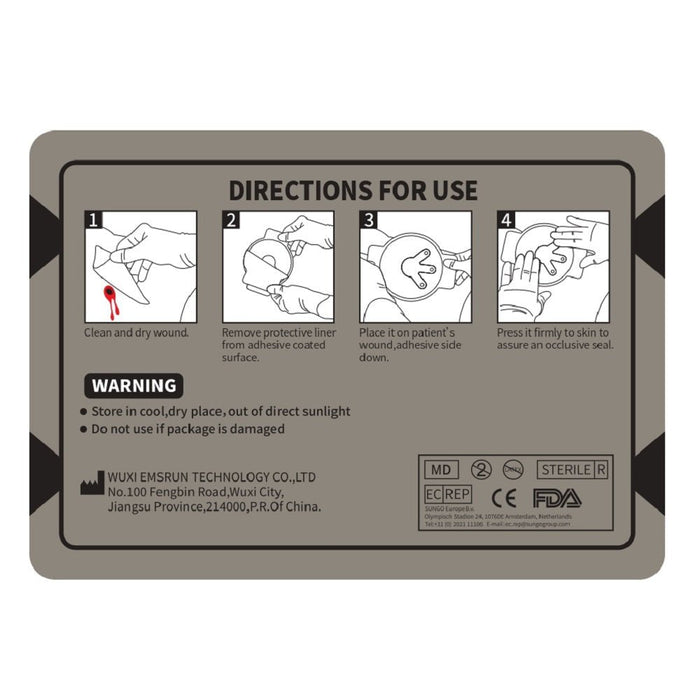 Pansement CHEST SEAL VENTED Rhino Rescue - Autre - Welkit.com