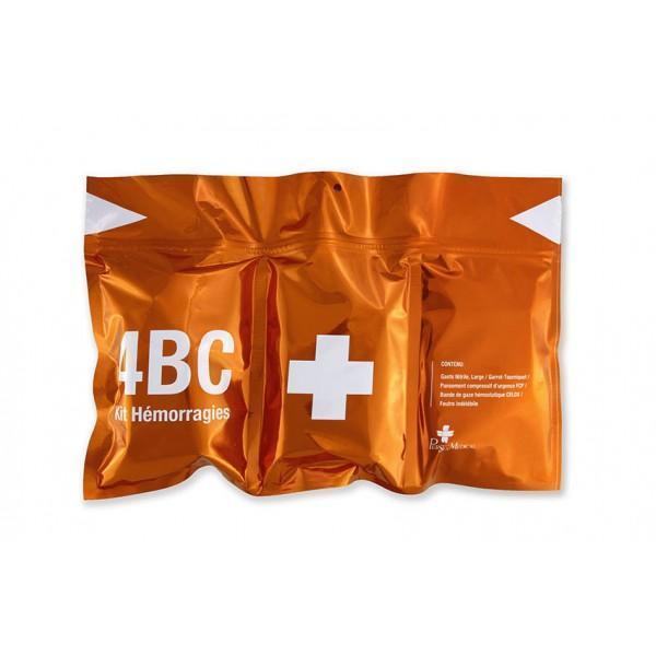 Pansement KIT HÉMORRAGIE 4BC 4BC - Orange - Welkit.com