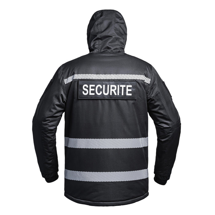 Parka HARDSHELL SÉCU - ONE WF 150 HV - TAPE SÉCURITÉ A10 Equipment - Noir - Welkit.com