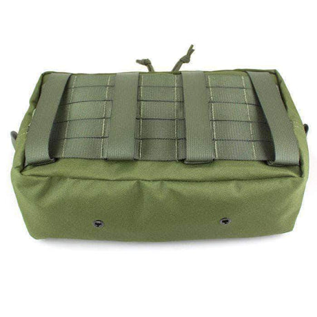 Pochette multi - usages UTILITY LAZER HXL Bulldog Tactical - Vert olive - Welkit.com