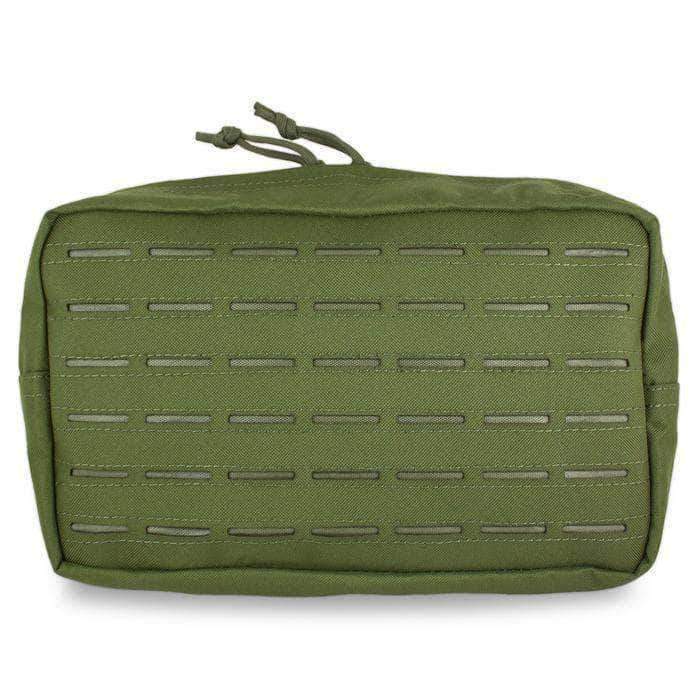 Pochette multi - usages UTILITY LAZER HXL Bulldog Tactical - Vert olive - Welkit.com