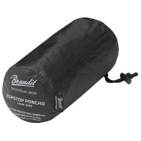 Poncho RIPSTOP Brandit - Noir - Welkit.com