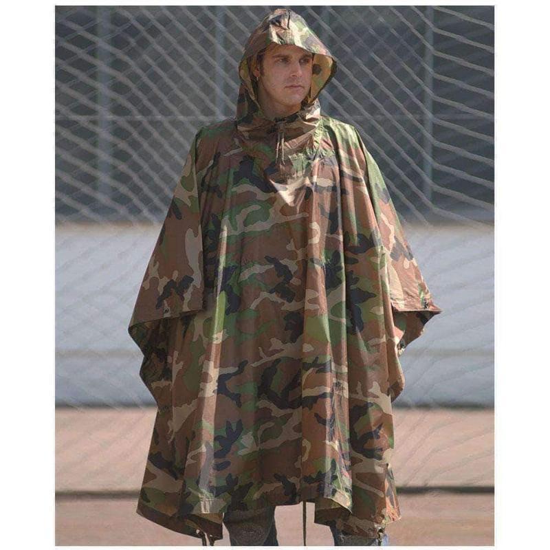 Poncho US ARMY MT Mil - Tec - Woodland - Welkit.com