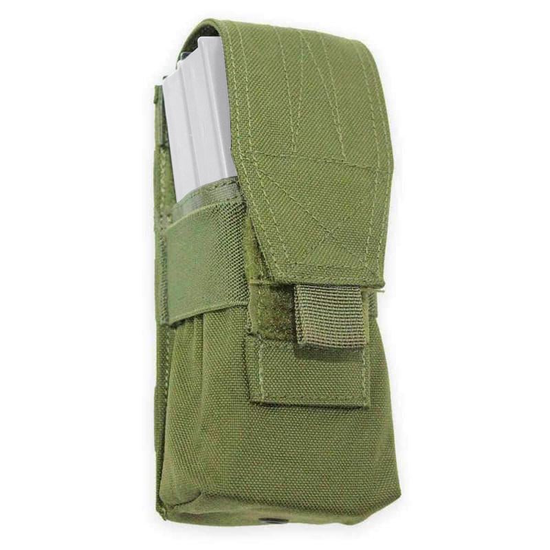 Porte - chargeur fermé AK / AR15 1X2 Bulldog Tactical - Vert - Welkit.com