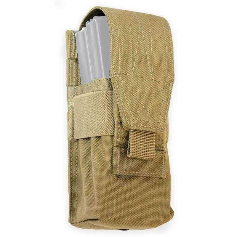 Porte - chargeur fermé AK / AR15 1X2 Bulldog Tactical - Coyote - Welkit.com