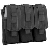 Porte - chargeur fermé AR15 3X2 Bulldog Tactical - Noir - Welkit.com