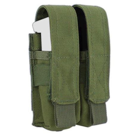 Porte - chargeur fermé PISTOL 2X1 Bulldog Tactical - Vert olive - Welkit.com