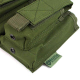 Porte - chargeur ouvert BUNGEE Bulldog Tactical - Vert olive - Welkit.com