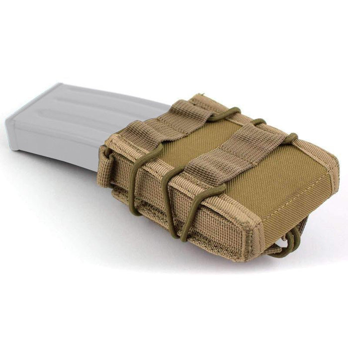 Porte - chargeur ouvert COMPRESSOR AR15 Bulldog Tactical - Coyote - Welkit.com