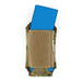 Porte - chargeur ouvert ELASTIC ADAPT™ LARGE | 1X1 Bulldog Tactical - Coyote - Welkit.com