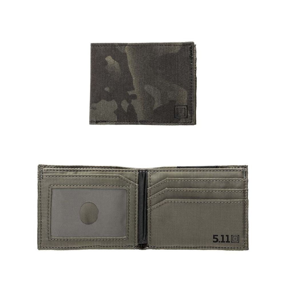 Portefeuille TRACKER BI - FOLD 2.0 5.11 Tactical - Multicam Black - Welkit.com