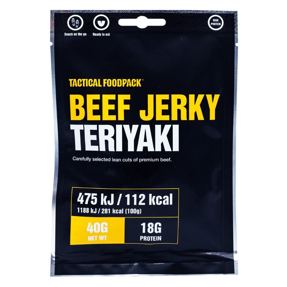 Ration lyophilisée BOEUF JERKY TERIYAKI Tactical Foodpack - Autre - Welkit.com