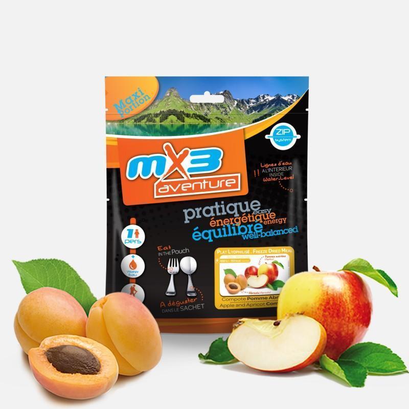 Ration lyophilisée COMPOTE POMME ABRICOT 151 - 153 KCAL MX3 Aventure - Autre - Welkit.com