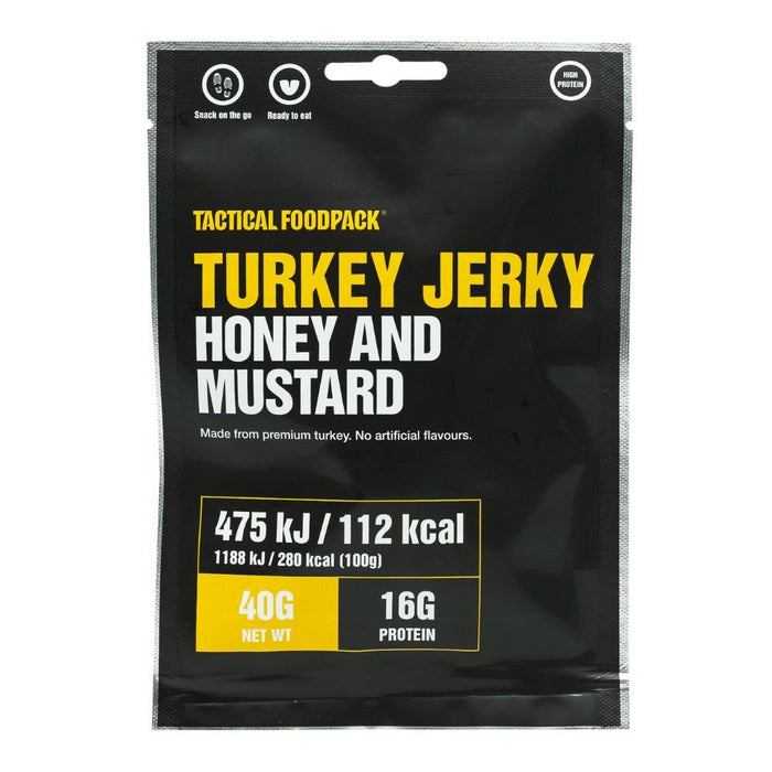 Ration lyophilisée DINDE JERKY AU MIEL À LA MOUTARDE Tactical Foodpack - Autre - Welkit.com