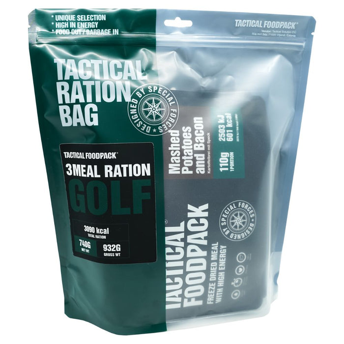 Ration lyophilisée GOLF 3 REPAS Tactical Foodpack - Autre - Welkit.com