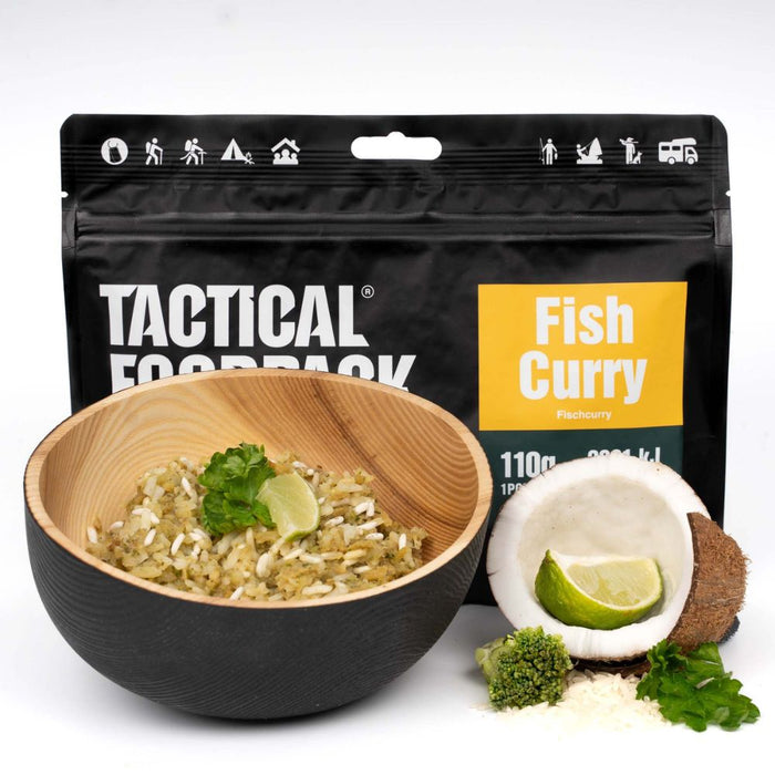 Ration lyophilisée POISSON AU CURRY Tactical Foodpack - Autre - Welkit.com