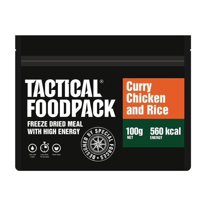 Ration lyophilisée POULET & RIZ AU CURRY 560 KCAL Tactical Foodpack - Autre - Welkit.com