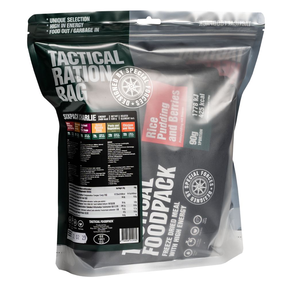 Ration lyophilisée SIX PACK CHARLIE Tactical Foodpack - Autre - Welkit.com