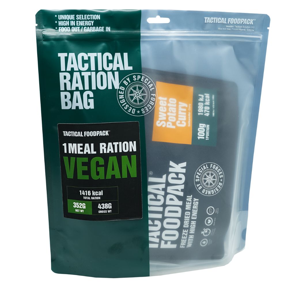 Ration lyophilisée VEGAN 1 REPAS Tactical Foodpack - Autre - Welkit.com