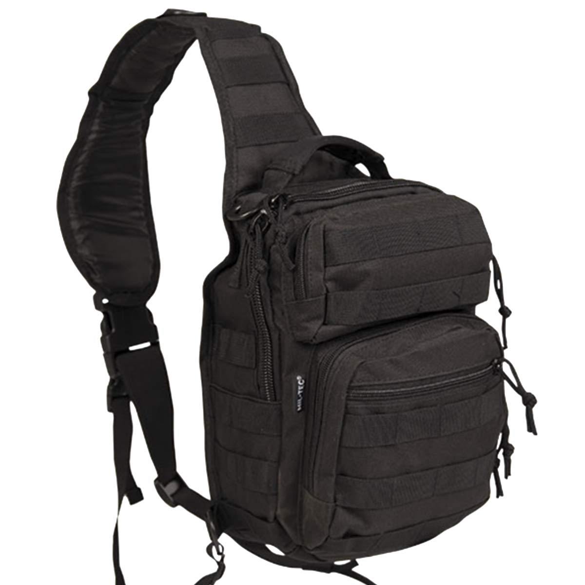 Sac à dos ASSAULT PACK SMALL ONE STRAP Mil - Tec - Noir - Welkit.com