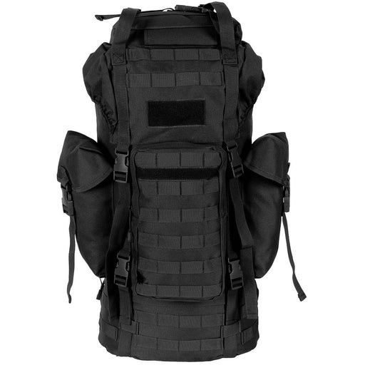 Sac à dos BW MOLLE 65L + Armature M95 CZ MFH - Noir - Welkit.com