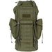 Sac à dos BW MOLLE 65L + Armature M95 CZ MFH - Vert Olive - Welkit.com