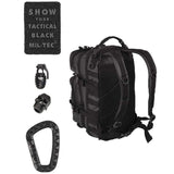 Sac à dos US ASSAULT BLACK 20L Mil - Tec - Noir - Welkit.com