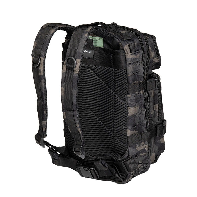 Sac à dos US ASSAULT LASER CUT 20L Mil - Tec - Camo sombre - Welkit.com