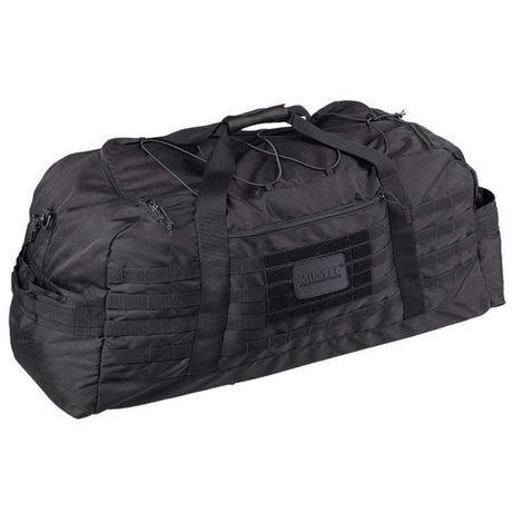 Sac de voyage CARGO COMBAT | 105L Mil - Tec - Noir - Welkit.com