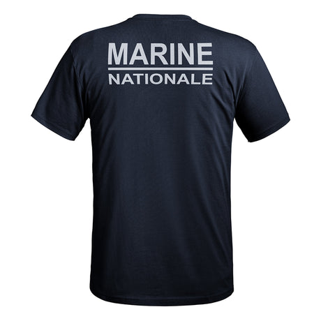 T - shirt imprimé TEXTE MARINE NATIONALE A10 Equipment - Bleu marine - Welkit.com