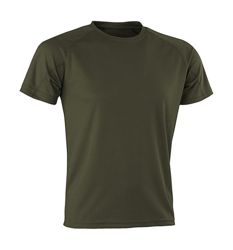 T - shirt thermorégulateur été AIRCOOL TEE Spiro - Vert Olive - Welkit.com