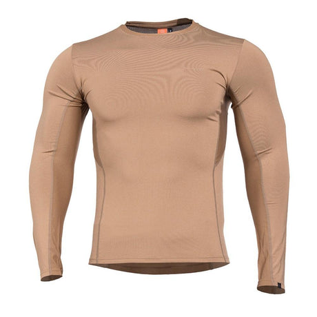 T - shirt thermorégulateur hiver APOLLO ACTIVITY ML Pentagon - Vert olive - Welkit.com