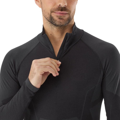 T - shirt thermorégulateur hiver DRYNAMIC SOFT 1/2 ZIP M Millet - Noir - Welkit.com