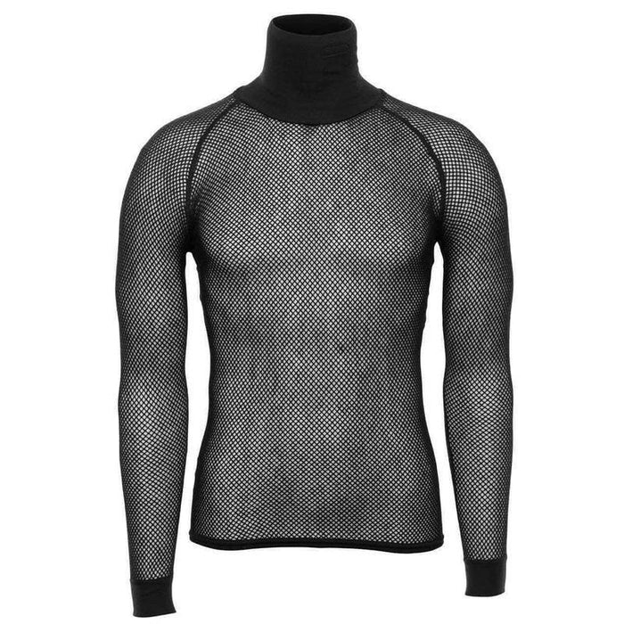 T - shirt thermorégulateur hiver POLO NECK SUPER THERMO Brynje - Noir - Welkit.com