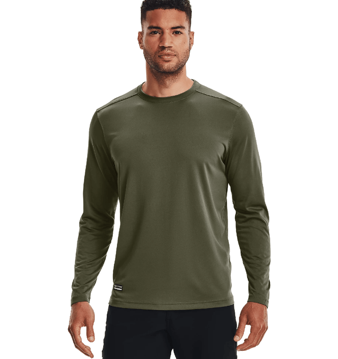 T - shirt thermorégulateur hiver TACTICAL UA TECH ML Under Armour - Vert olive - Welkit.com