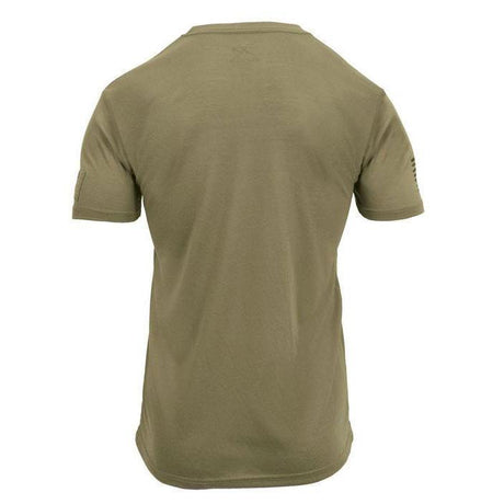 T - shirt uni TACTICAL ATHLETIC FIT Rothco - Coyote - Welkit.com