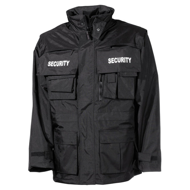 Veste Security imperméable antistatique MFH - Noir - Welkit.com