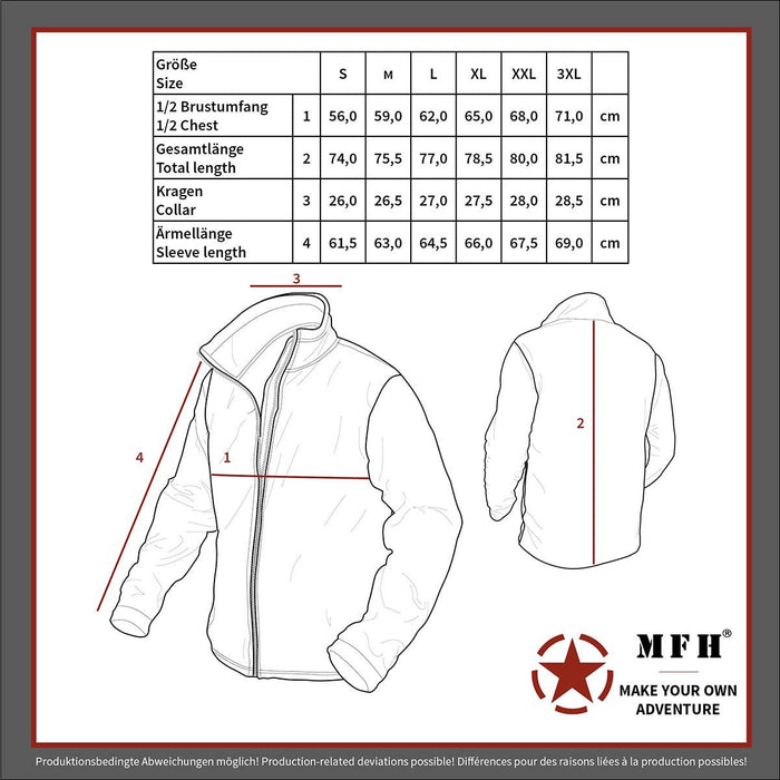 Veste softshell High Defence MFH - Noir - Welkit.com