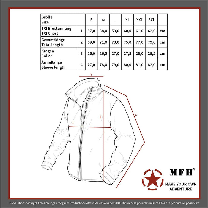 Veste softshell Protect MFH - Noir - Welkit.com