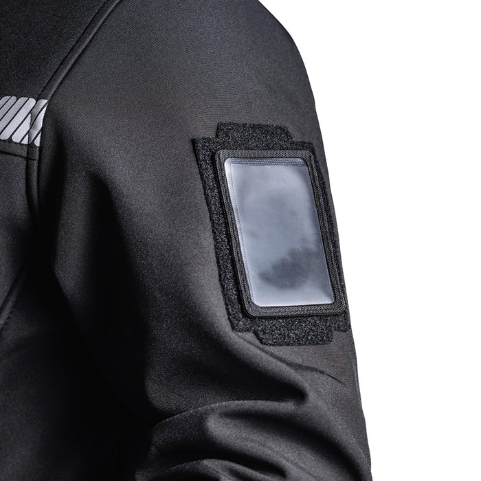 Veste softshell SÉCU - ONE HV - TAPE SÉCURITÉ A10 Equipment - Noir - Welkit.com