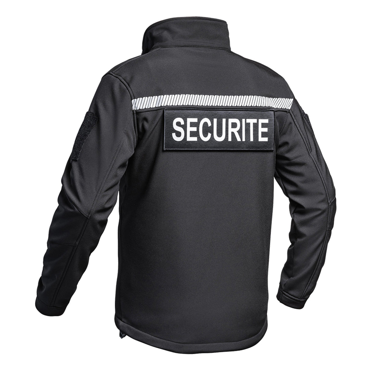 Veste softshell SÉCU - ONE HV - TAPE SÉCURITÉ A10 Equipment - Noir - Welkit.com