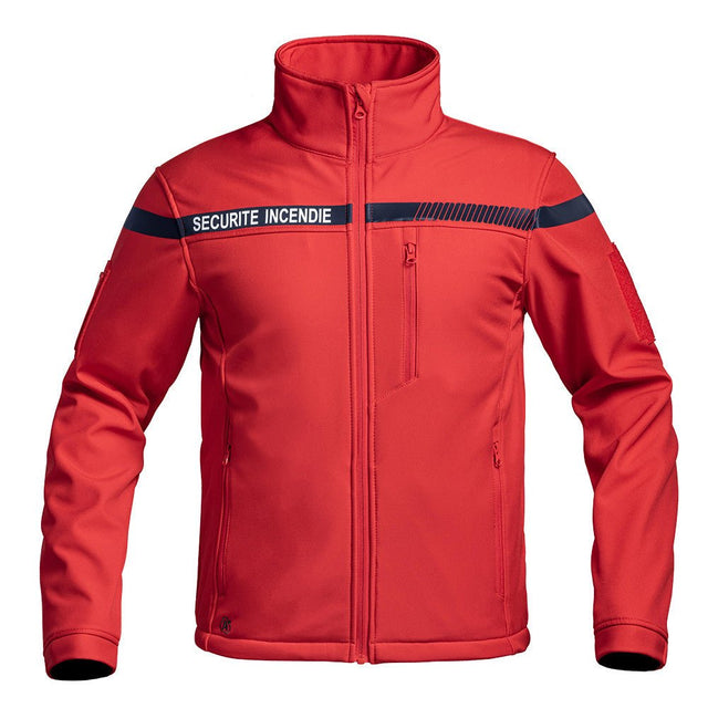 Veste softshell SÉCU - ONE SÉCURITÉ INCENDIE A10 Equipment - Rouge - Welkit.com