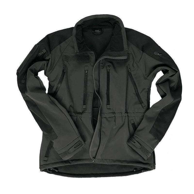 Veste softshell TACTICAL Mil - Tec - Noir - Welkit.com