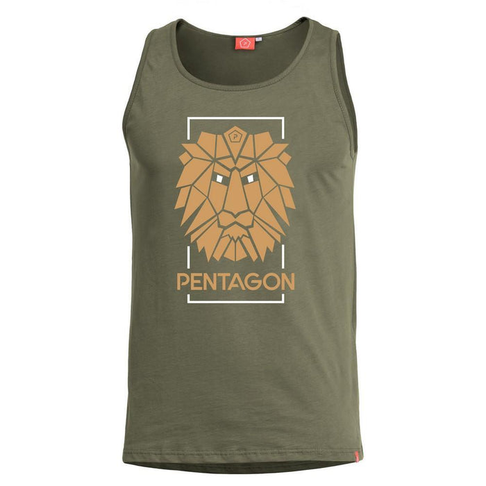 ASTIR FOLLOW LION - T-shirt débardeur-Pentagon-Vert olive-L-Welkit